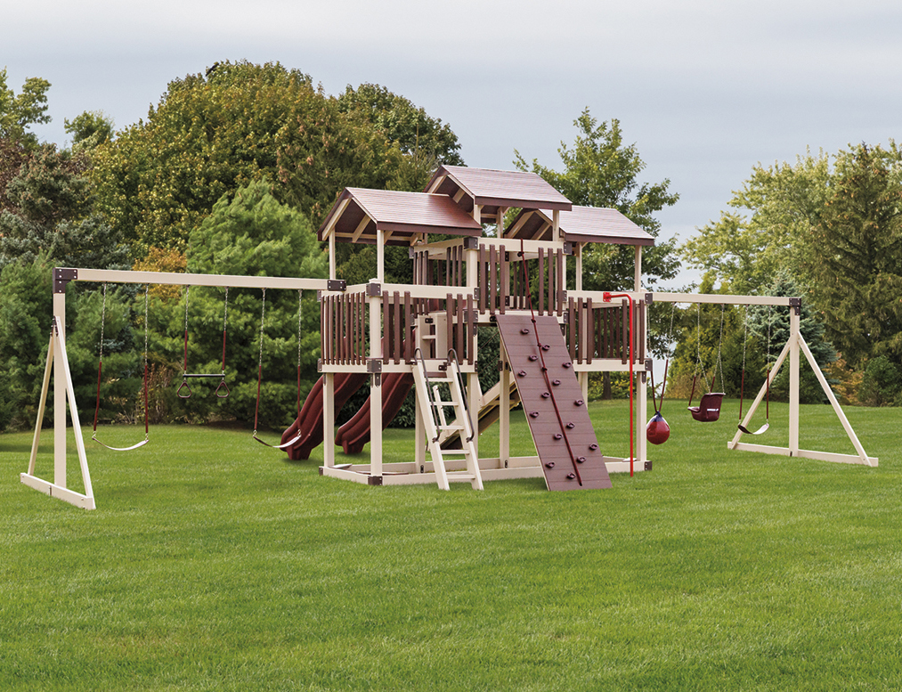 VINYL SWING SET AT PINE CREEK STRUCTURES IN YORK, PA.