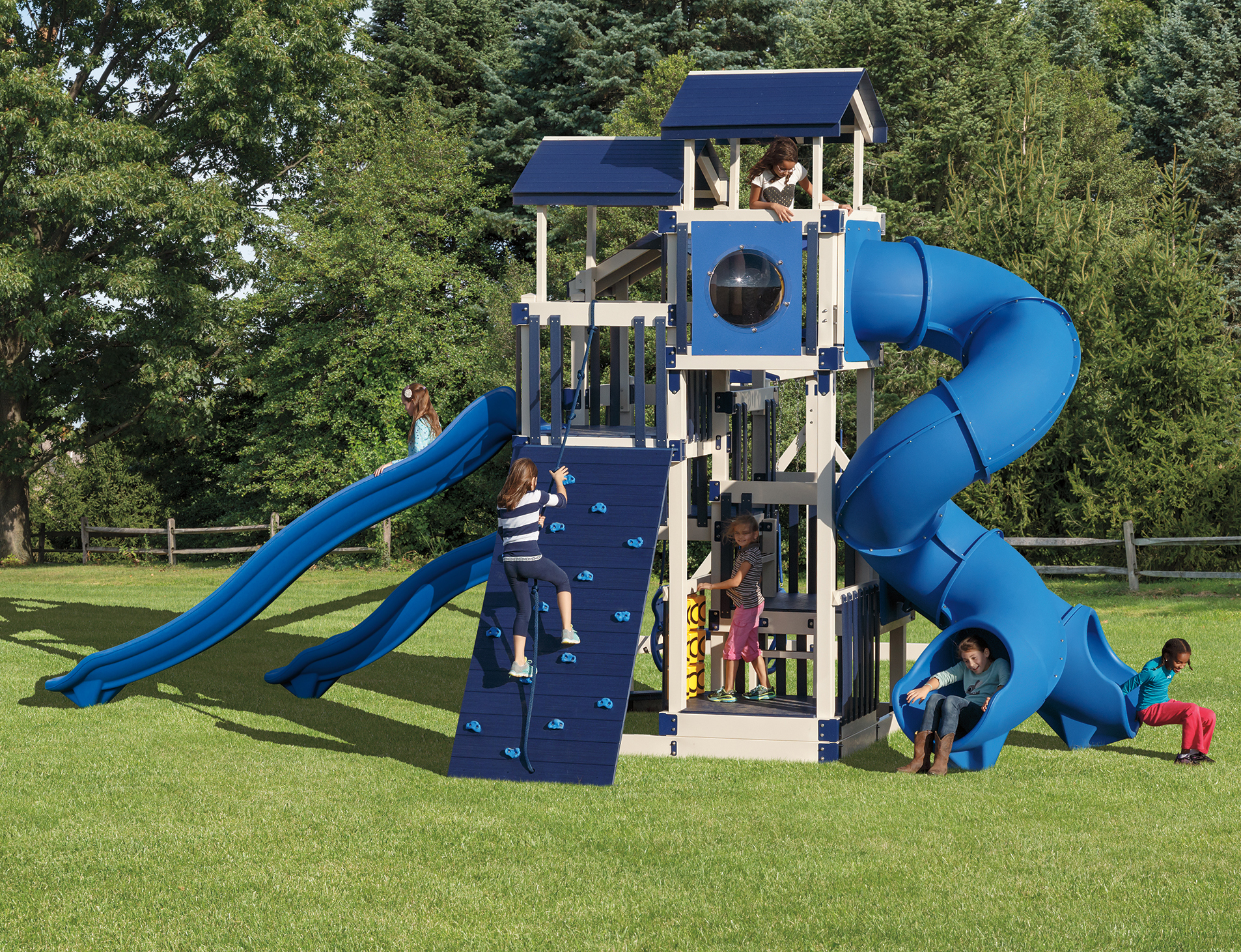 VINYL SWING SET AT PINE CREEK STRUCTURES IN YORK, PA.