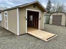 12 x 16 Peak Style Shed Front Entry w/Rampage Door/Ramp system